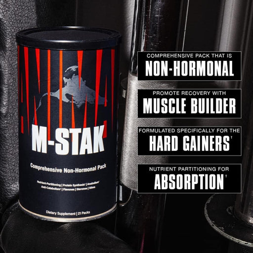 Animal M-Stak 21 count | Non-Hormonal Hard Gainers Muscle Building Stack with Energy Complex - Sports Nutrition at MySupplementShop by Animal