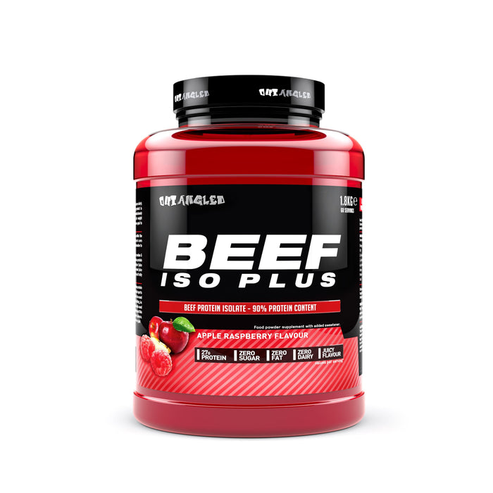 Outangled Beef Iso Plus 1.8kg - Apple Raspberry - Beef Proteins at MySupplementShop by OUT ANGLED