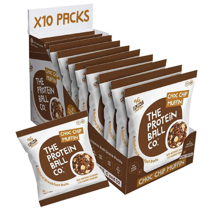 The Protein Ball Co 10 x 45g - Protein Bars at MySupplementShop by THE PROTEIN BALL CO