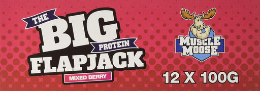 Muscle Moose Big Flapjack 12 x 100g - Protein Bars at MySupplementShop by Muscle Moose