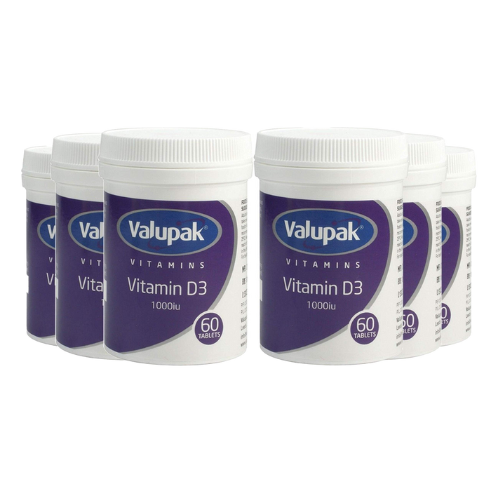 Valupak Vitamin D3 60 Tablets