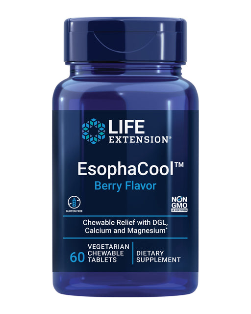 EsophaCool, Berry - 60 vegetarian chewable tabs - Sports Supplements at MySupplementShop by Life Extension