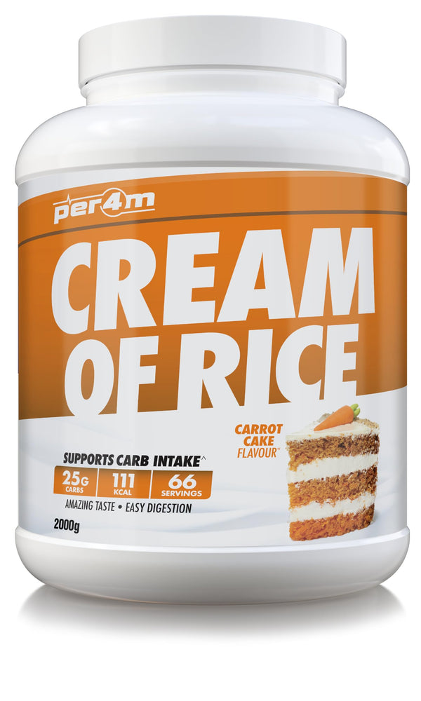 Per4m Cream of Rice 2kg - Carrot Cake - Rice Proteins at MySupplementShop by per4m