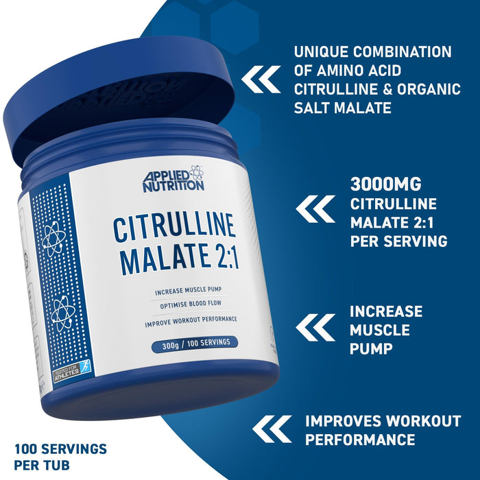 Applied Nutrition Citrulline Malate - L-Citrulline at MySupplementShop by Applied Nutrition