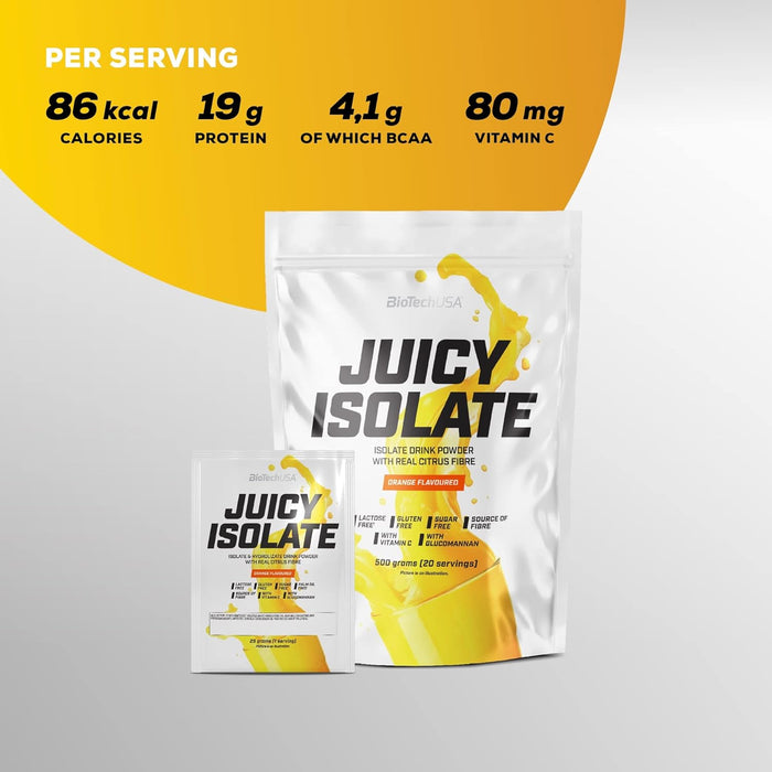 BioTechUSA Juicy Isolate, Orange - 500 grams - Clear Whey Protein at MySupplementShop by BioTechUSA