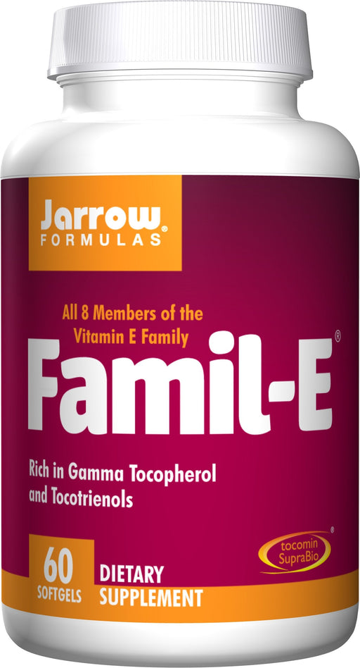 Jarrow Formulas Famil-E - 60 softgels - Health and Wellbeing at MySupplementShop by Jarrow Formulas