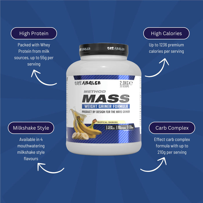 Outangled Method Mass 2kg - Protein Blends at MySupplementShop by OUT ANGLED