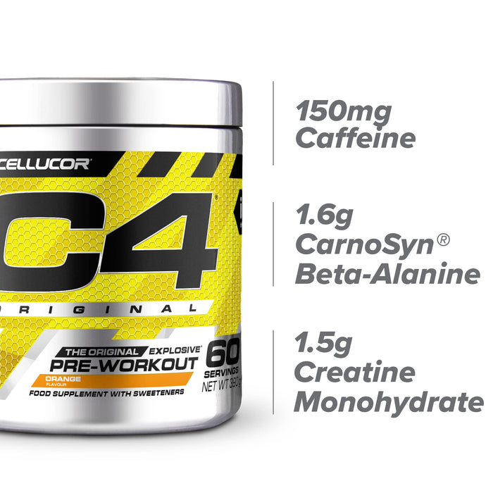 Cellucor C4 Original, Orange - Nutritional Supplement at MySupplementShop by Cellucor