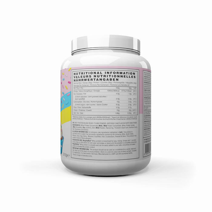 Advanced Whey, Birthday Cake - 2010g - Protein at MySupplementShop by Naughty Boy