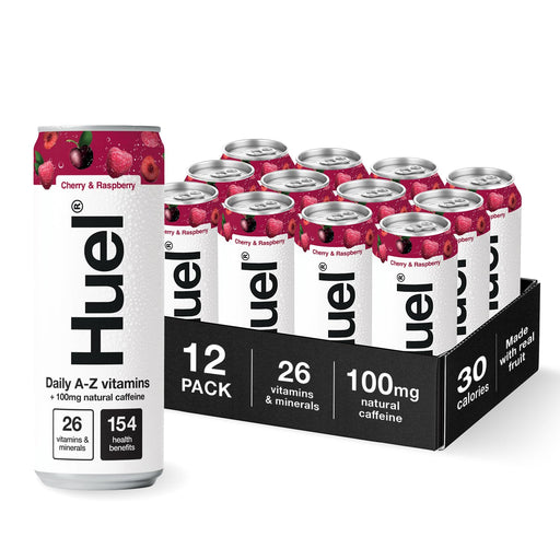 HUEL Daily A-Z Vitamins 12x330ml - Cherry & Raspberry - Sports Nutrition at MySupplementShop by Huel