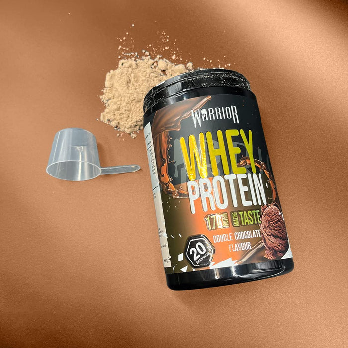 Whey Protein, Double Chocolate - 500g - Protein at MySupplementShop by Warrior