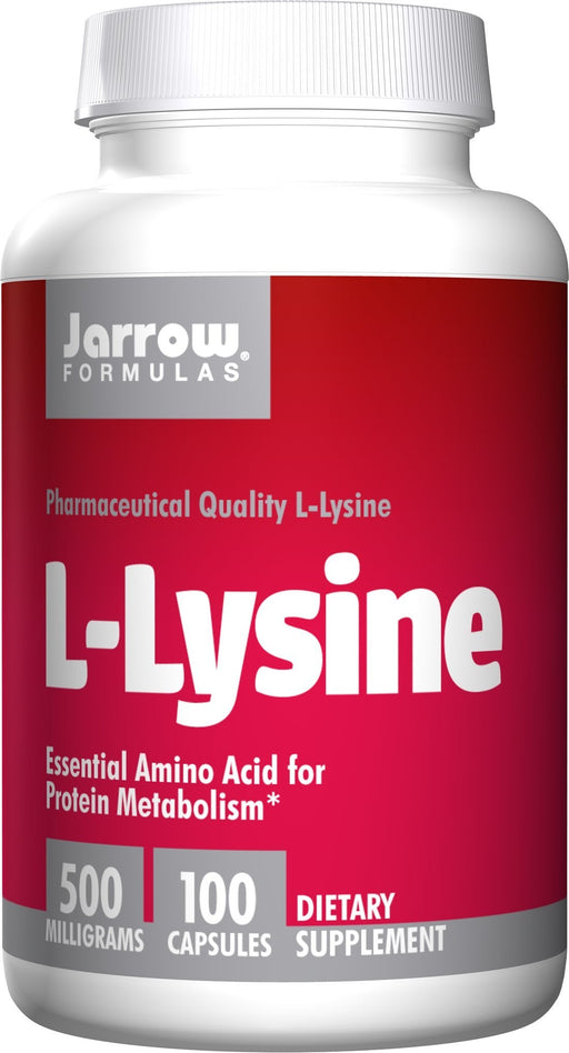 Jarrow Formulas L-Lysine, 500mg - 100 caps - Amino Acids and BCAAs at MySupplementShop by Jarrow Formulas