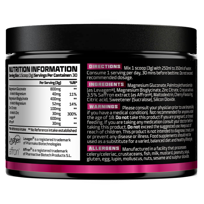 Beast Pharm Big Z Advanced Nighttime Formula 90g Sour Cherry - Mineral Supplement at MySupplementShop by Beast Pharm