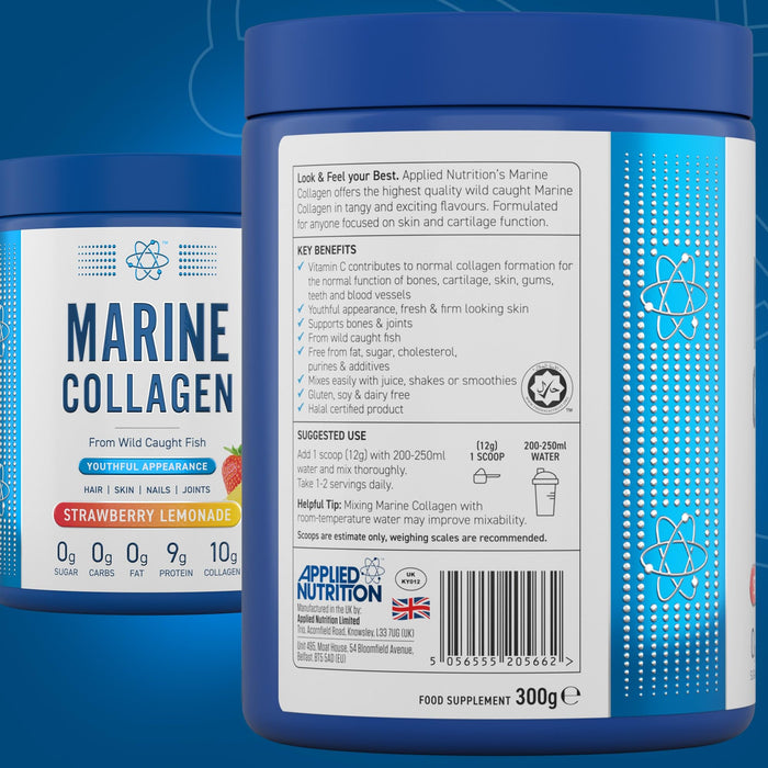 Applied Nutrition Flavored Marine Collagen 300g - Collagen at MySupplementShop by Applied Nutrition