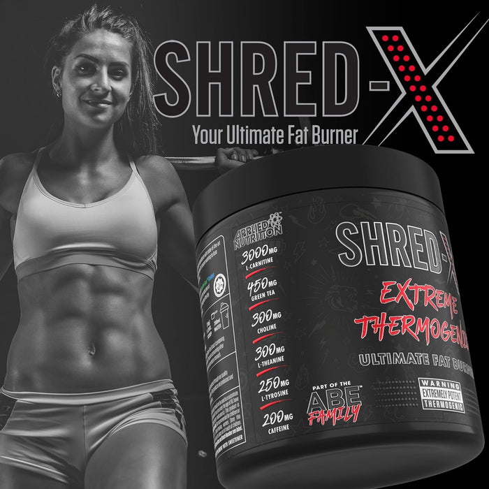 Applied Nutrition Shred X Fat Burner 300g (30 Servings) - Diet & Weight Management at MySupplementShop by Applied Nutrition