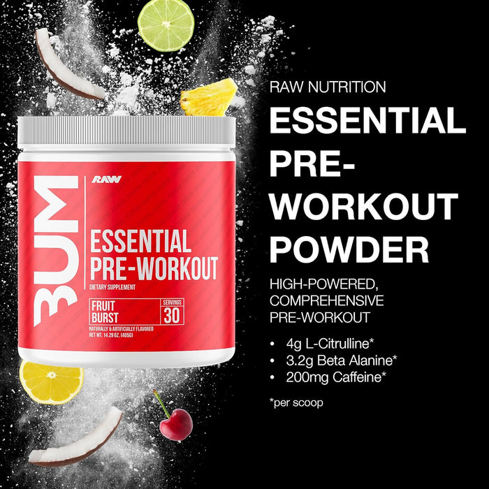 Raw Nutrition CBUM Essential Pre-Workout 30 Servings - Pre Workout at MySupplementShop by Raw Nutrition