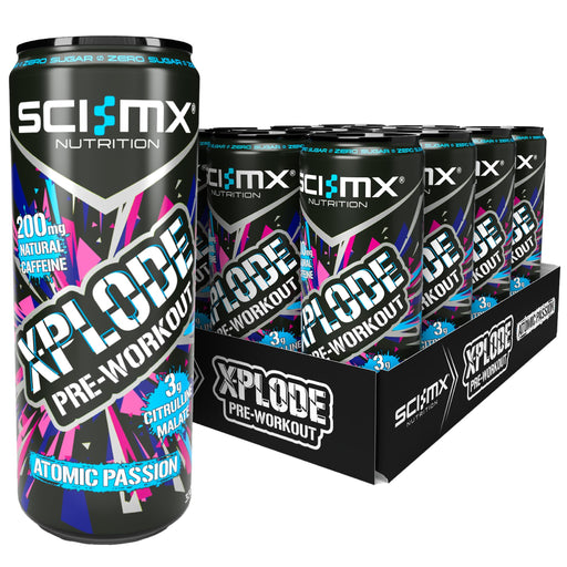 SCI-MX X-PLODE Pre-Workout Energy Drink 12x330ml - Diet Shakes at MySupplementShop by SCI-MX