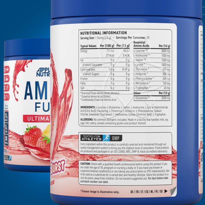 Applied Nutrition Amino Fuel Fruit Burst 390g - BCAAs at MySupplementShop by Applied Nutrition