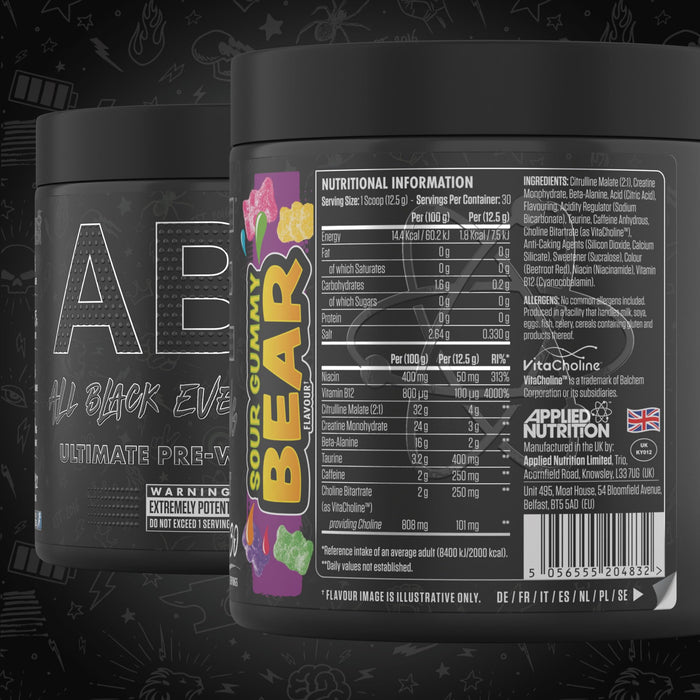 Applied Nutrition ABE - All Black Everything, Ultimate Pre-Workout - Nutritional Supplement at MySupplementShop by Applied Nutrition