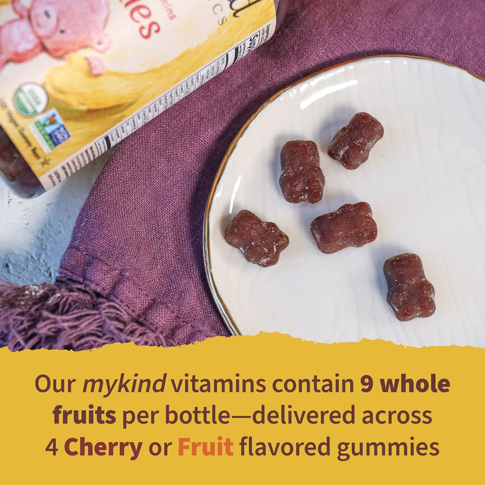 Garden of Life Mykind Organics Kids Multi Gummies, Organic Fruit Flavor - 120 vegan gummy bears - Vitamins & Minerals at MySupplementShop by Garden of Life