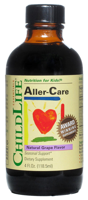 Child Life AllerCare Natural Grape  118 ml. - Children's Immunity at MySupplementShop by Child Life Essentials