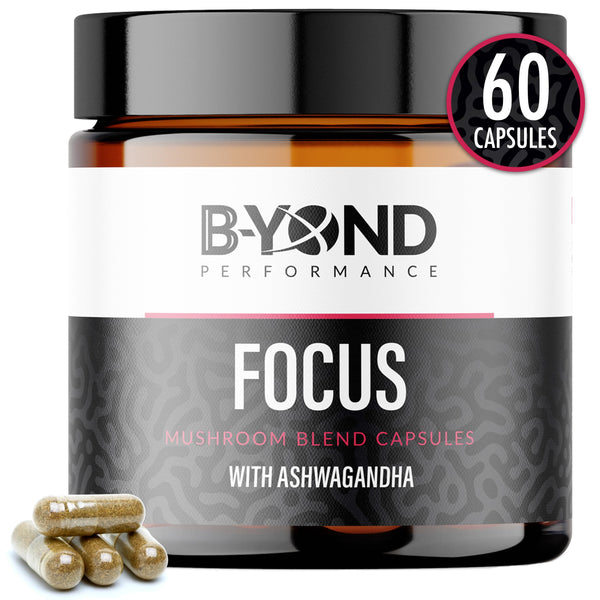 BYOND PERFORMANCE Focus Mushroom Capsules 60 Caps