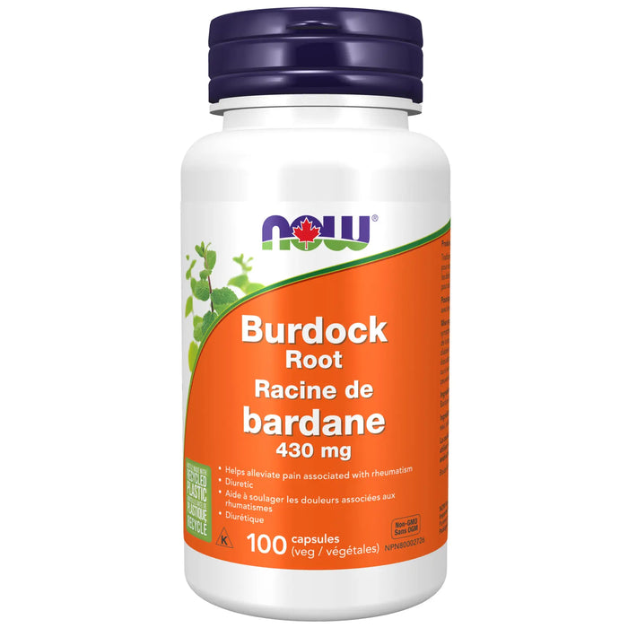 NOW Foods Burdock Root, 430mg - 100 capsules