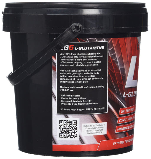 Extreme Labs LG5 L-Glutamine 250g - Sports Nutrition at MySupplementShop by Extreme Labs