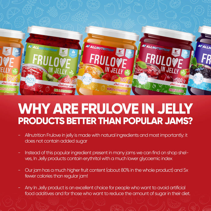 Allnutrition Frulove In Jelly 500g - Jams & Preserves at MySupplementShop by Allnutrition