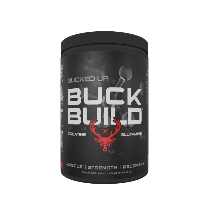 Bucked Up Buckbuild (Creatine / Glutamine) 324g Unflavored - Creatine at MySupplementShop by Bucked Up