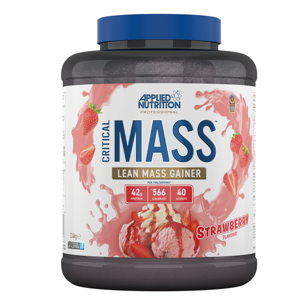 Applied Nutrition Critical Mass Professional 2.4kg Strawberry - Sports Nutrition at MySupplementShop by Applied Nutrition