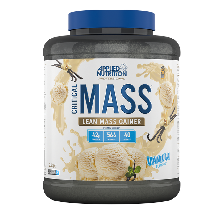 Applied Nutrition Critical Mass Professional 2.4kg - 16 Servings - Vanilla - Weight Gainers & Carbs at MySupplementShop by Applied Nutrition