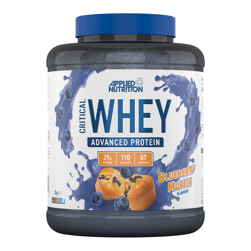 Applied Nutrition Critical Whey 2.27kg - Blueberry Muffin - Nutrition Drinks & Shakes at MySupplementShop by Applied Nutrition