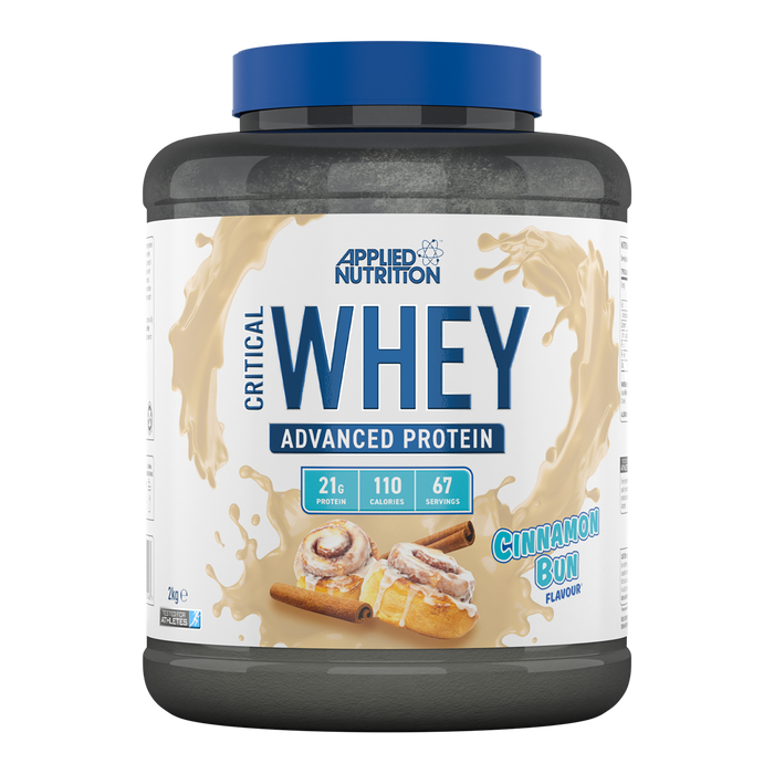 Applied Nutrition Critical Whey 2.27kg - Cinnamon Bun - Nutrition Drinks & Shakes at MySupplementShop by Applied Nutrition