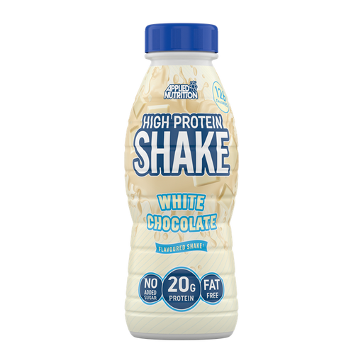 Applied Nutrition RTD High Protein Shake 8x330ml White Chocolate - Supplements at MySupplementShop by Applied Nutrition