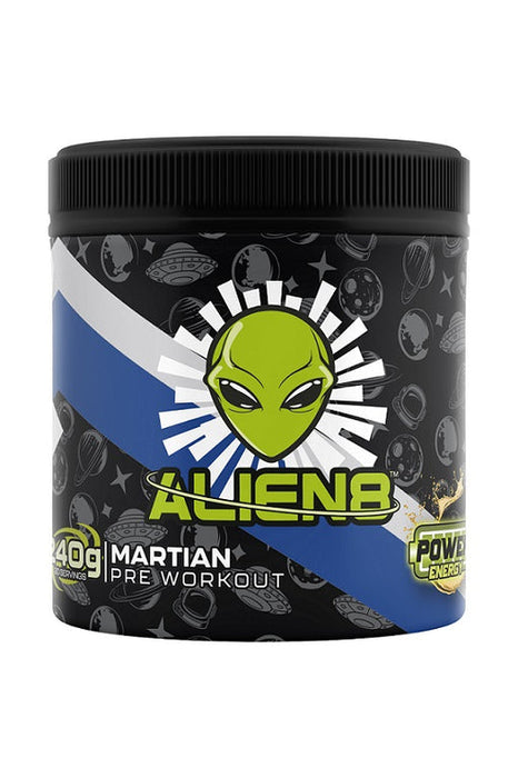 Alien8 Martian Pre-Workout 240g - Power Energy - Pre & Post Workout at MySupplementShop by Alien8