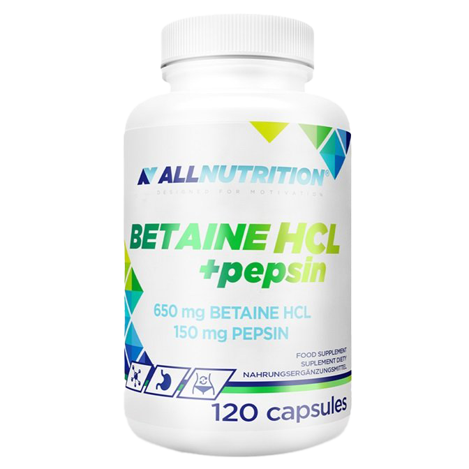 Allnutrition Betaine HCl + Pepsin - 120 caps (EAN 5902837748474)
