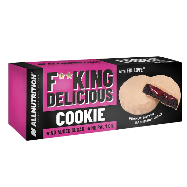 Allnutrition Fitking Delicious Cookie, Peanut Butter Raspberry Jelly - 128g
