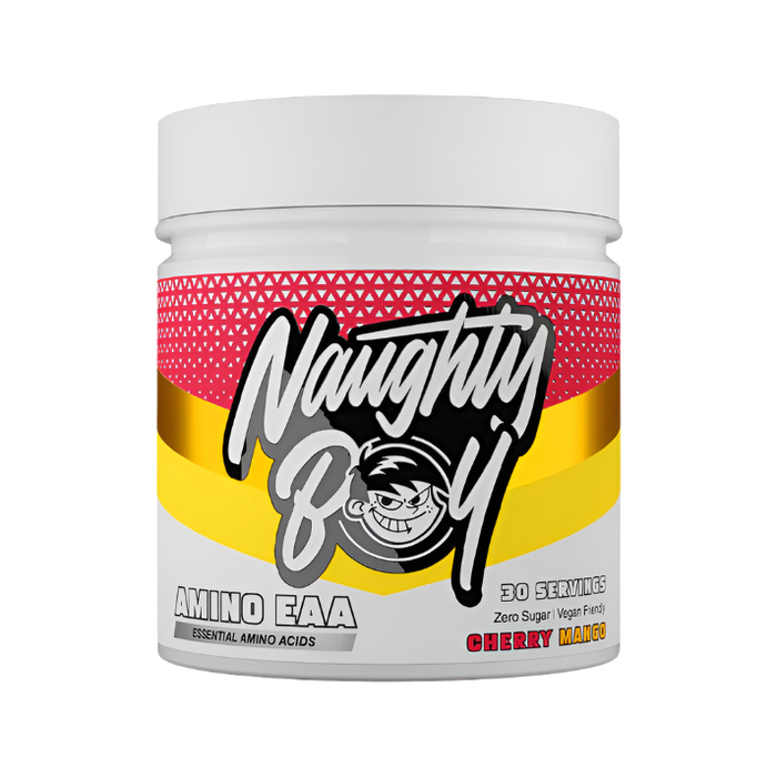 Naughty Boy AMINO EAA – Vegan BCAA & Essential Amino Acids for Muscle Recovery & Endurance | 30 Servings