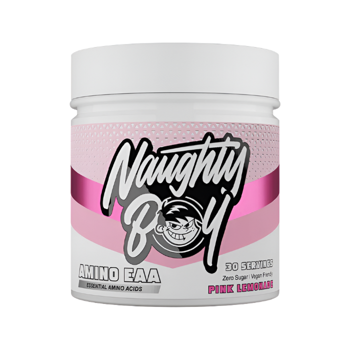 Naughty Boy AMINO EAA – Vegan BCAA & Essential Amino Acids for Muscle Recovery & Endurance | 30 Servings