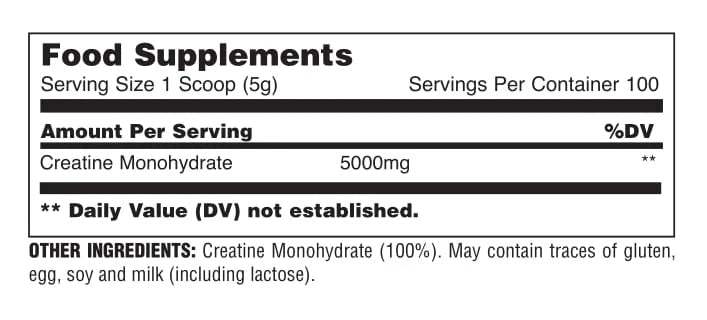 Animal Creatine Powder, Unflavored 500g - Creatine Powder at MySupplementShop by Animal