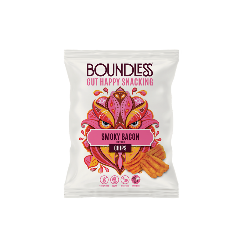 Boundless Boundless Chips 10x80g - Smoky Bacon - Sports Nutrition at MySupplementShop by Boundless