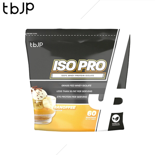 Trained by JP IsoPro 1.8kg - Banoffee - Whey Protein Isolate at MySupplementShop by Trained by JP