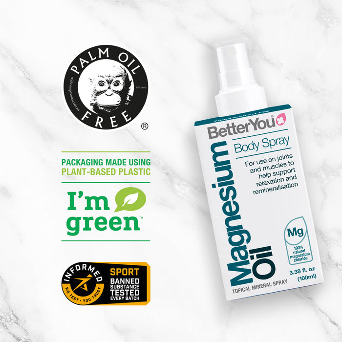 BetterYou Magnesium Oil Orginal Spray 100ml - Joint Support at MySupplementShop by Betteryou