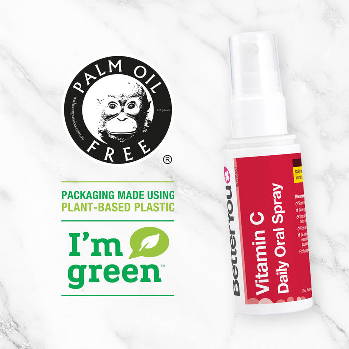 BetterYou Vitamin C Daily Oral Spray 50ml - Health and Wellbeing at MySupplementShop by BetterYou