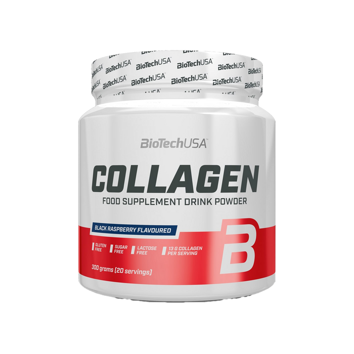 BioTechUSA Collagen, Black Raspberry - 300g