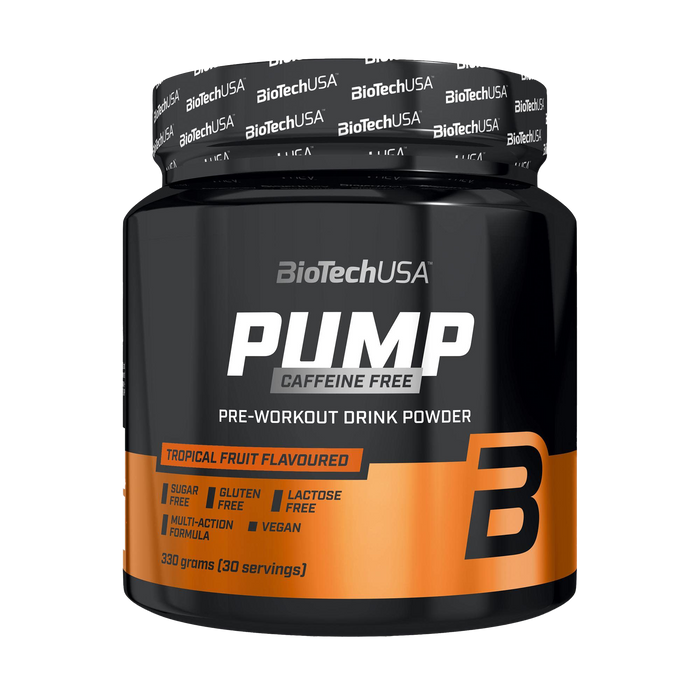 BioTechUSA Pump Caffeine Free, Tropical Fruit 330g