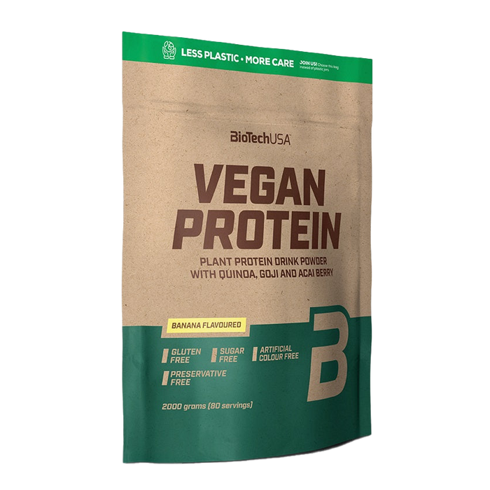 BioTechUSA Vegan Protein, Forest Fruit - 2000g