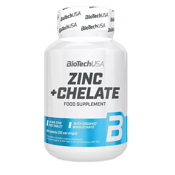 BioTechUSA Zinc + Chelate - 60 tablets