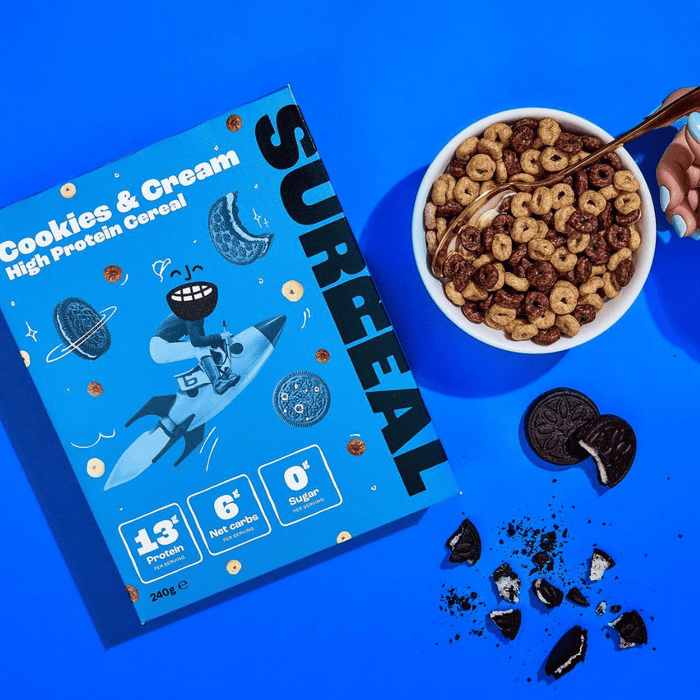 SURREAL Protein Cereal Cookies N Cream 240g - Sports Supplements at MySupplementShop by SURREAL